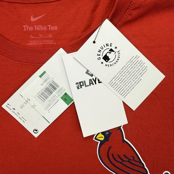 Nike St Louis Cardinals Shirt Mens XL Red 27 Tyler O'Neill MLB Baseball NWT - Picture 6 of 11